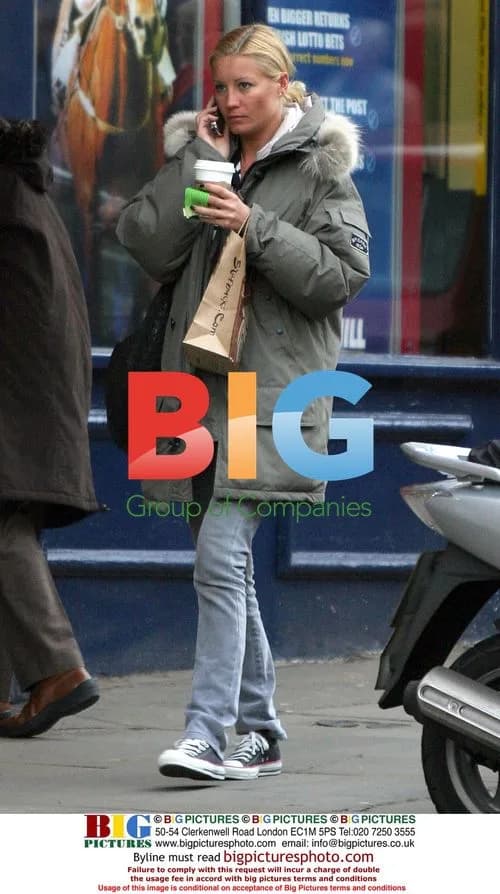 Denise Van Outen out and about in London