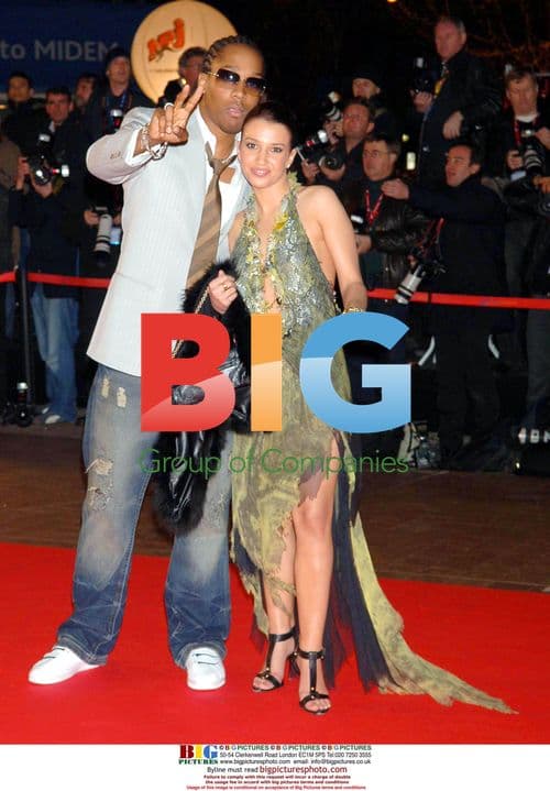 Lamar and girlfriend arrive at NRJ Music Awards