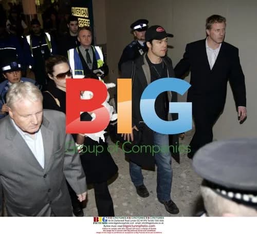 Angelina Jolie and Brad Pitt Arrive in London