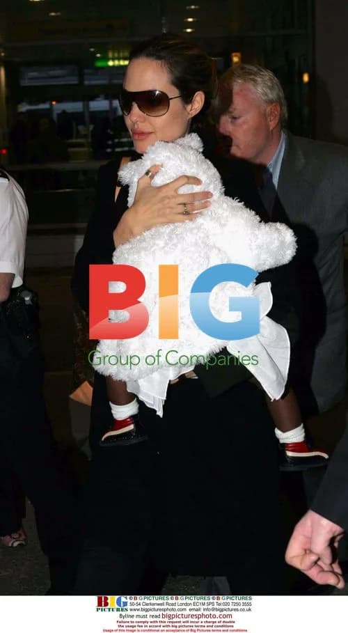 Angelina Jolie and Brad Pitt Arrive in London