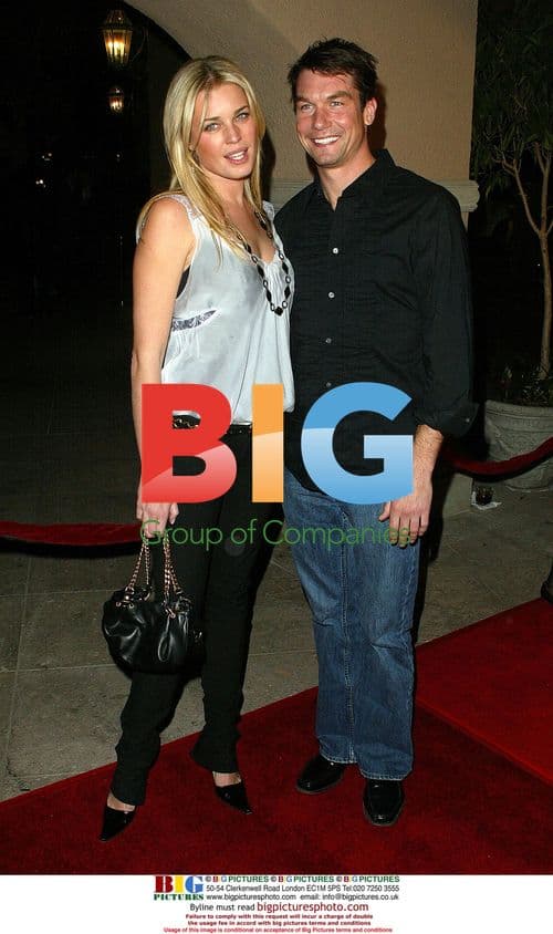 Rebecca Romijn and Jerry O'Connell at NBC Press Tour Party