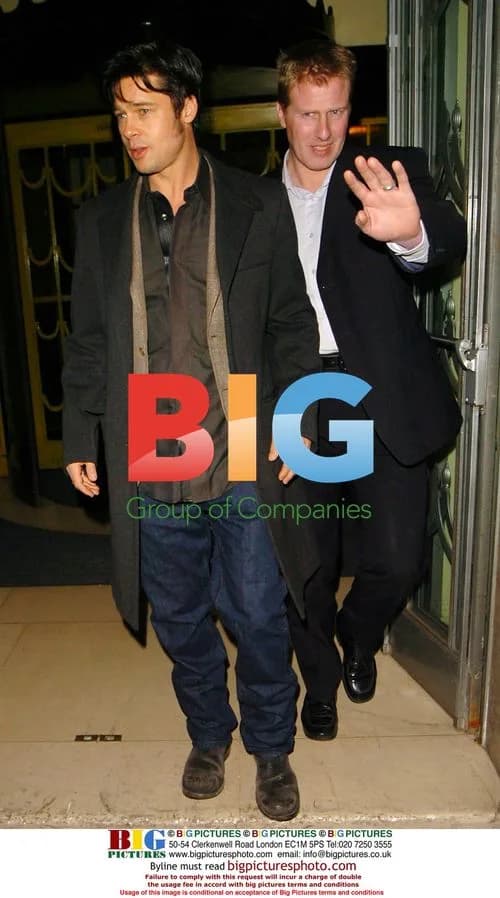 Brad Pitt Leaves London Hotel