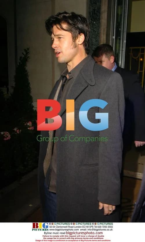 Brad Pitt Leaves Hotel in London