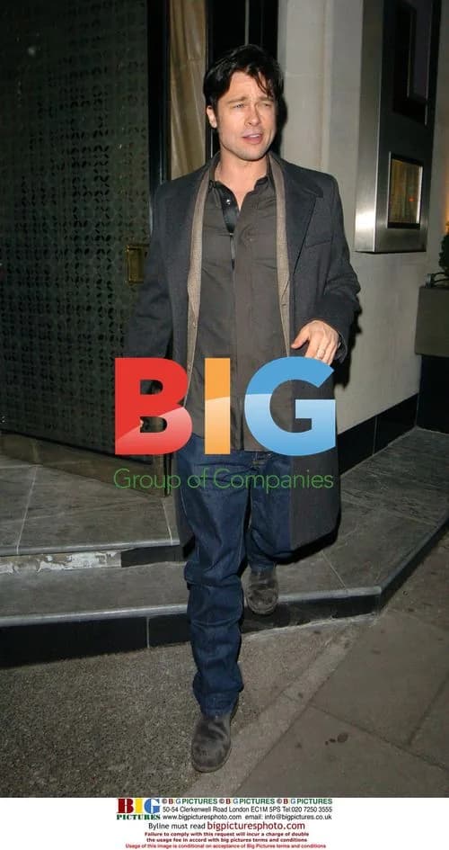 Brad Pitt at Locanda Locatelli in London