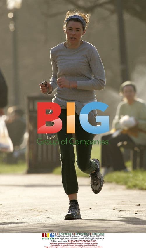 Jools Oliver Jogging in London