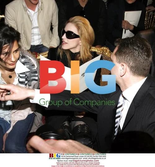 Madonna at Jean-Paul Gaultier Fashion Show