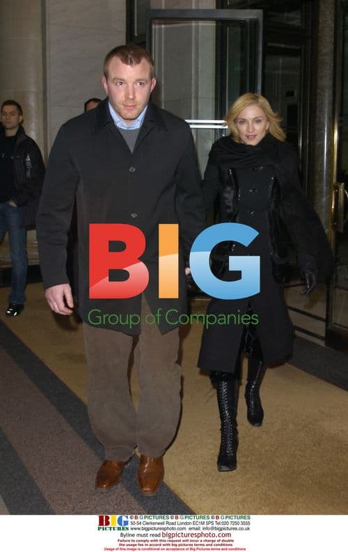 Madonna and Guy Richie at Locanda Locatelli