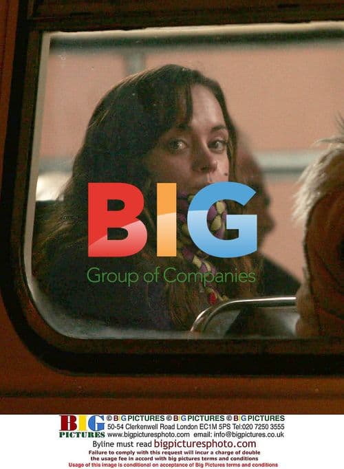 Christina Ricci on a London Bus
