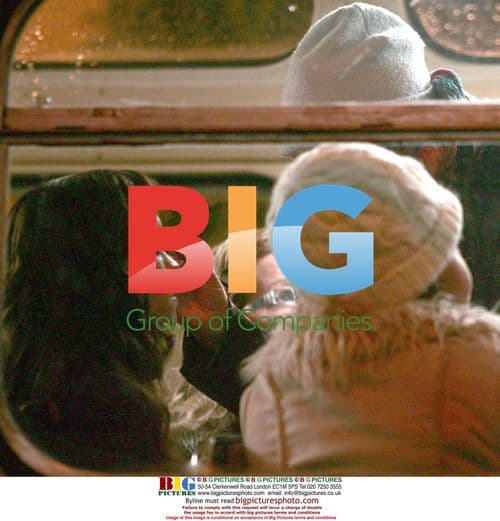 Christina Ricci on London bus