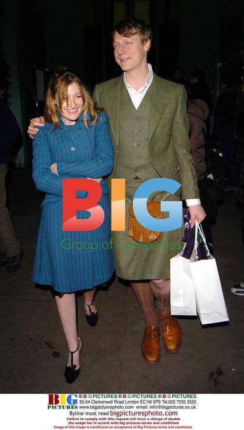 Kelly Macdonald and Dougie Payne at Burns Supper