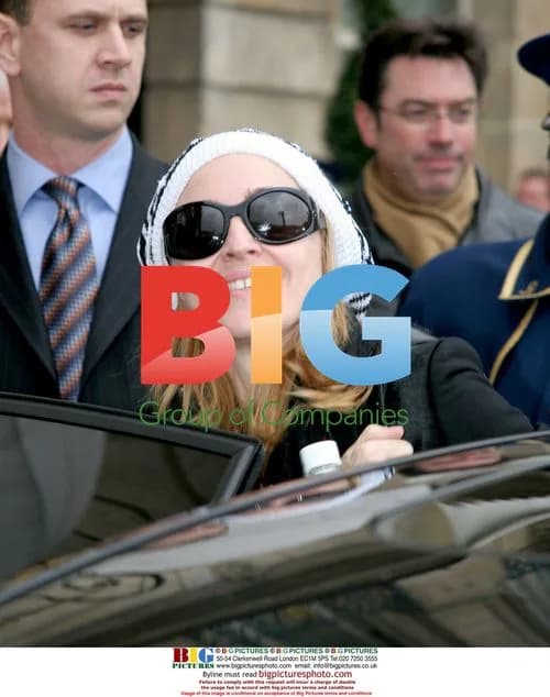 Madonna leaves Ritz Hotel during Paris Fashion Week