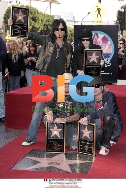 Motley Crue Receives Star on Walk of Fame