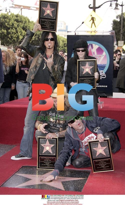 Motley Crue Receives Walk of Fame Star