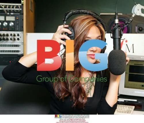 Myleene Klass at Classic FM Studio