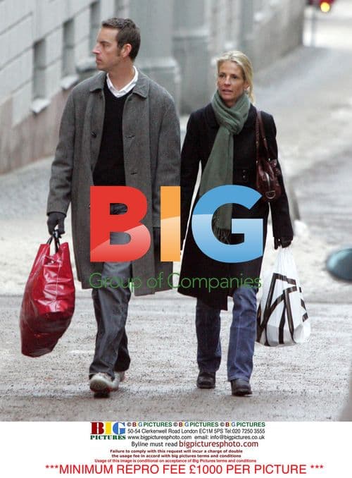 Ulrika Jonsson and Brian Monet Shopping in Stockholm