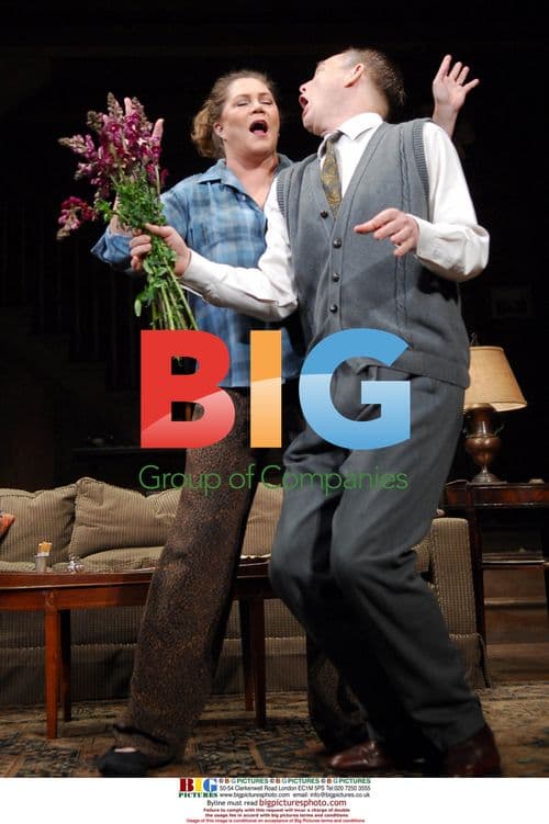 Kathleen Turner and Bill Irwin in Who's Afraid of Virginia Woolf?