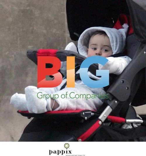 Lisa Barbuscia enjoys stroll with baby in London