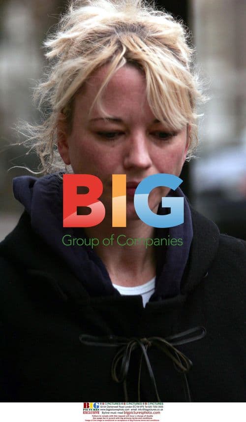 Radio 1 DJ Sara Cox with daughter and dog