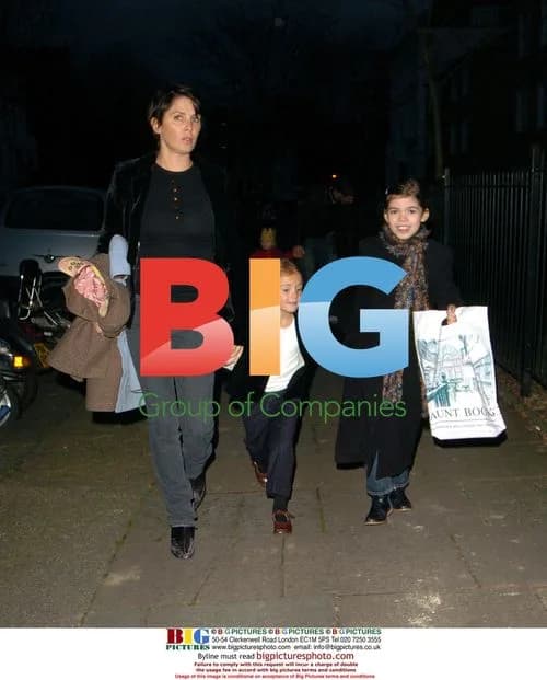 Sadie Frost and kids at Anais Matthews' birthday