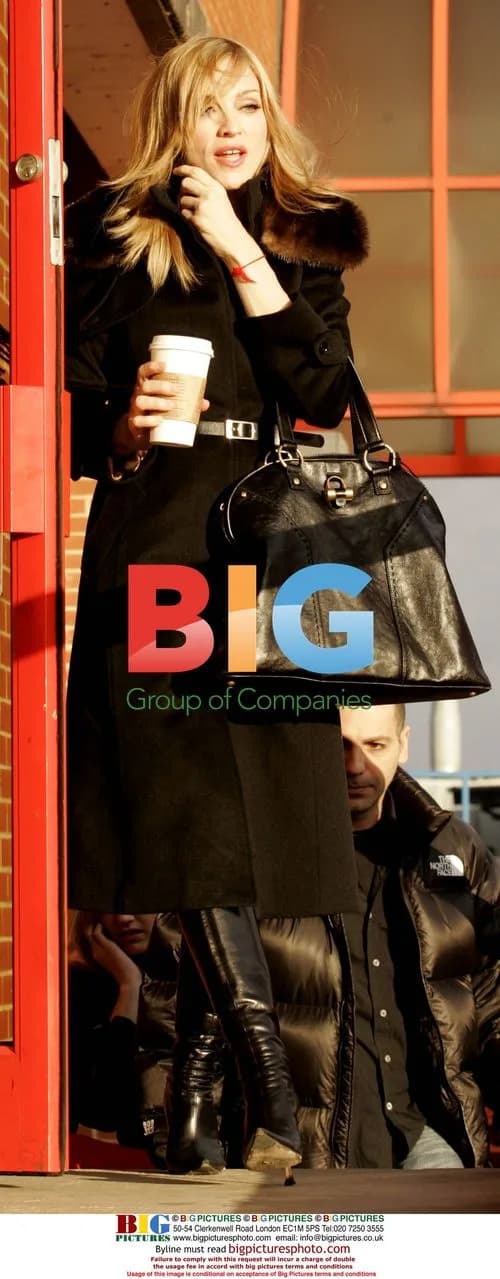 Madonna Arrives at London Film Studios