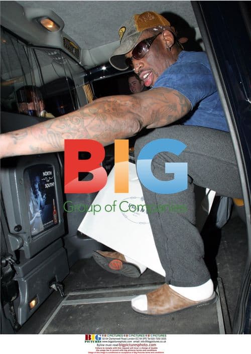 Dennis Rodman's Prada Shopping Trip in London