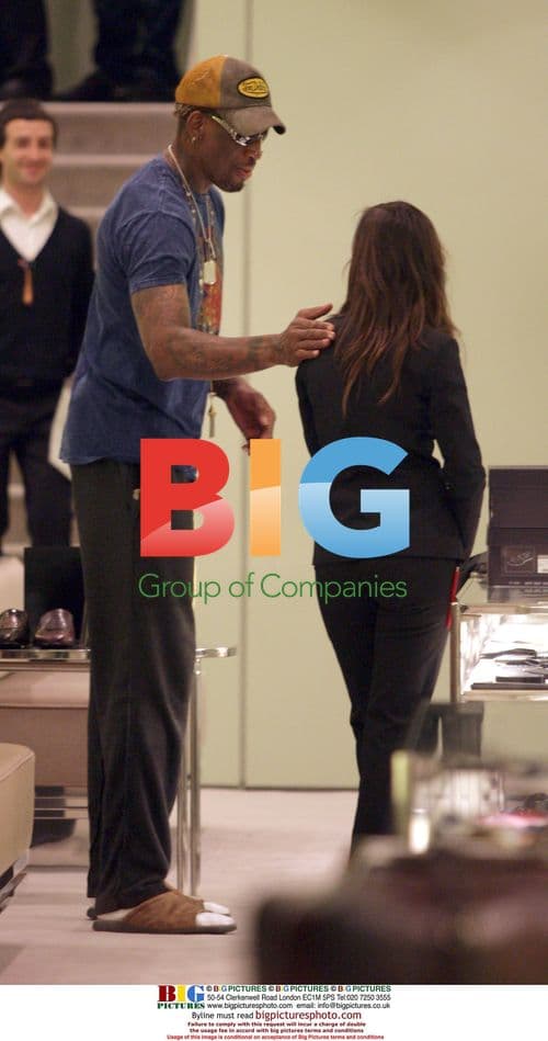 Dennis Rodman Reality TV Star Visits Prada