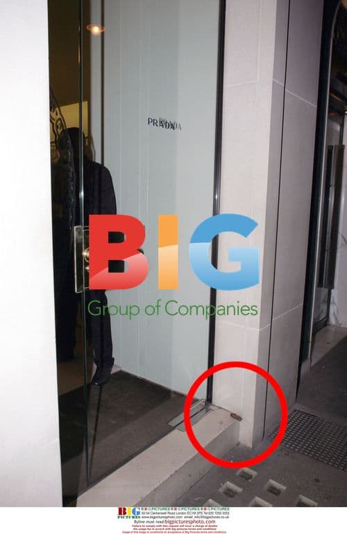 Dennis Rodman Goes Shopping at Prada