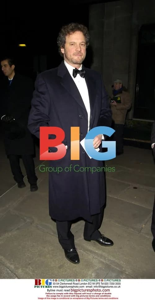 Colin Firth at Survival's Bushmen Ball