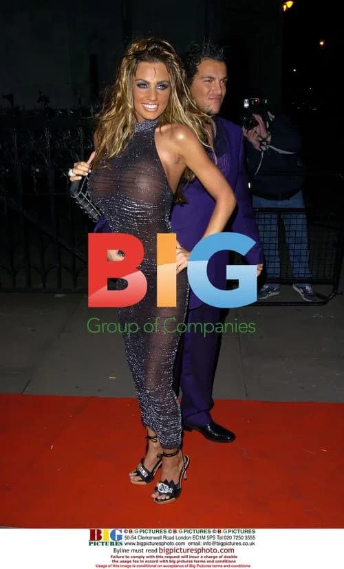 Glamour model Jordan and Peter Andre at Chinese New Year