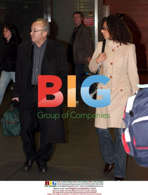 MP George Galloway arrives in Dublin with girlfriend Rima