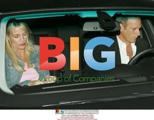 Nicolette Sheridan and Michael Bolton leaving Ivy Restaurant