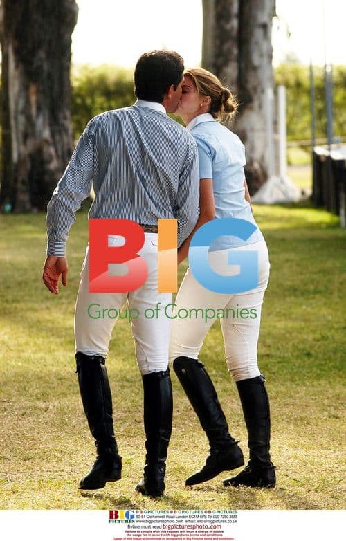 Athina Roussel Onassis and Alvaro Miranda Neto at Haras El Capricho show