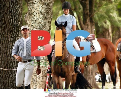 Athina Roussel Onassis and boyfriend attend show jump event