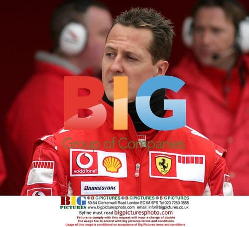 Michael Schumacher tests new Ferrari F1