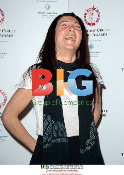 Eve Best Poses at Critics Circle Theatre Awards