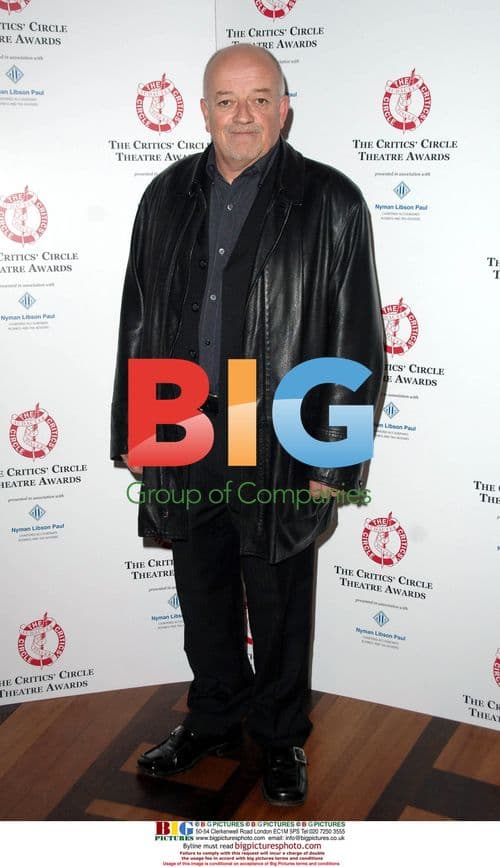 Tim Healey at Critics Circle Theatre Awards