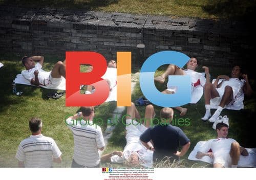 England's national team warms up for World Cup quarter-final