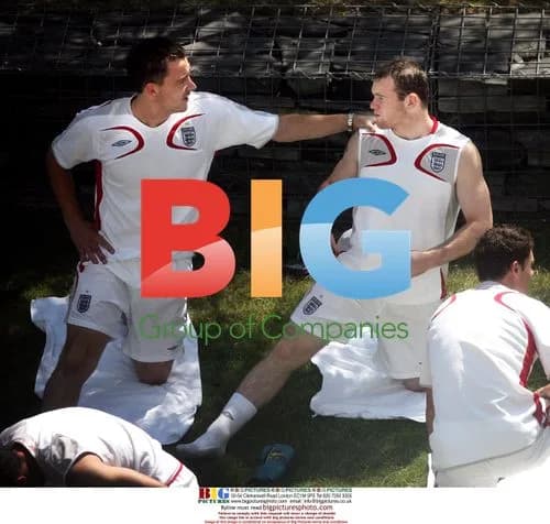 England National Team Warming Up