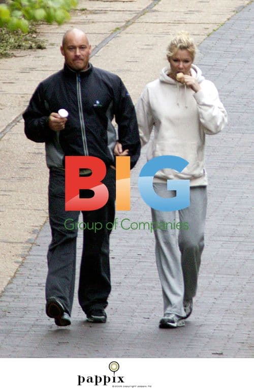 Nell McAndrew with Boyfriend Paul Hardcastle