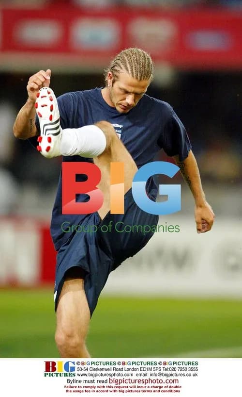 David Beckham at 2010 World Cup Bid Launch