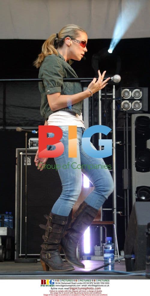 JESSICA TAYLOR of LIBERTY X at 'Party In The Park'