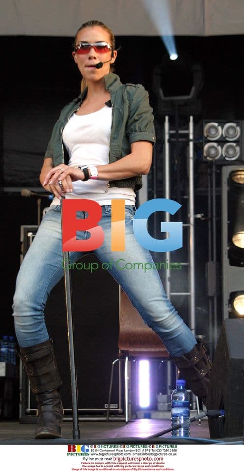 JESSICA TAYLOR of LIBERTY X at 'Party In The Park'