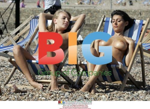 Babes Hayley Marie and Claire on the Beach