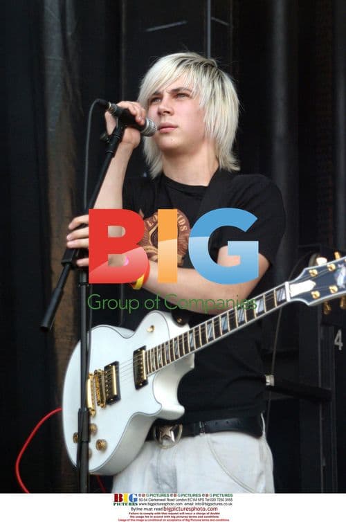 DAVE of SON OF DORK on stage at wave party in Swansea