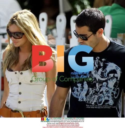 Nadine Coyle and Jesse Metcalfe Enjoy Lunch