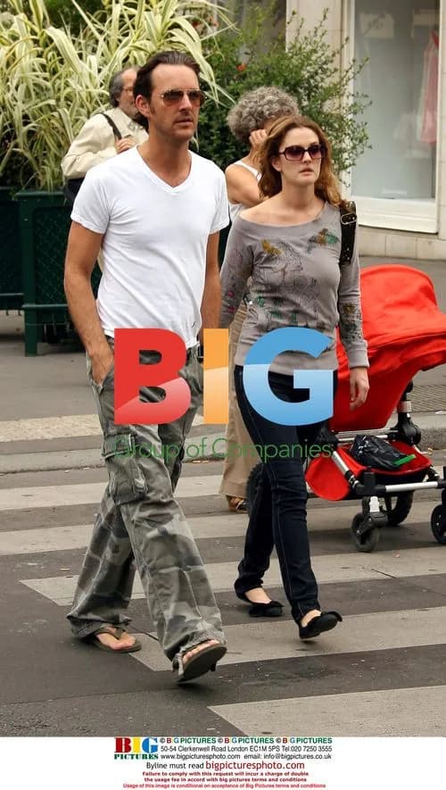 Drew Barrymore out in Paris