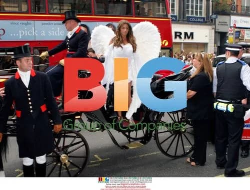 Jordan Arrives by Carriage for Book Launch