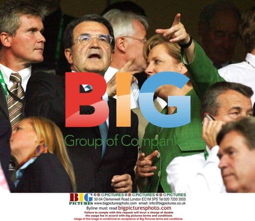 Prodi & Merkel at World Cup 2006