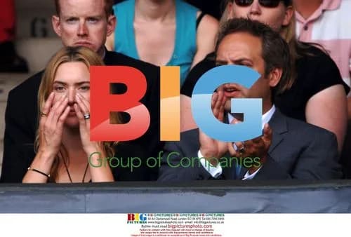 Kate Winslet and Sam Mendes at Wimbledon