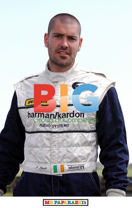 Boyzone's Shayne Lynch at Castle Coombe race track
